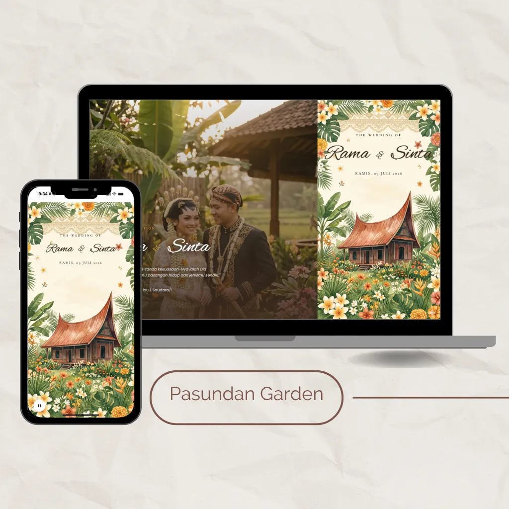 Template undangan digital Pasundan Garden